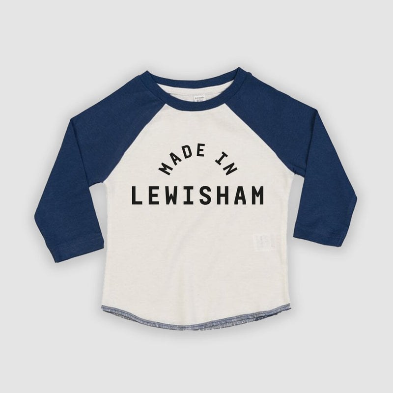 Made in Lewisham Baby Baseball Top
